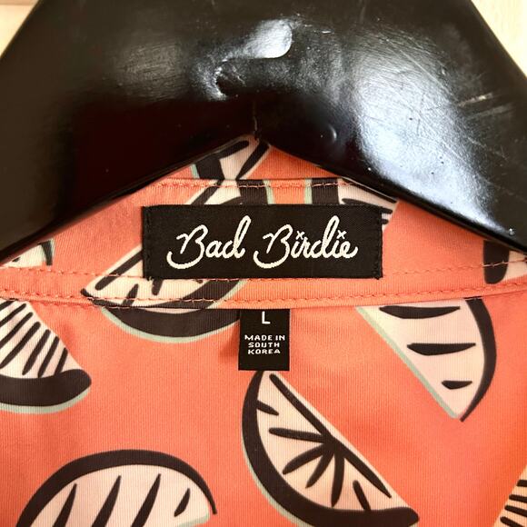 Bad Birdie The Melonator Men's Golf Polo Shirt Fruit Performance Size Large - Picture 3 of 6